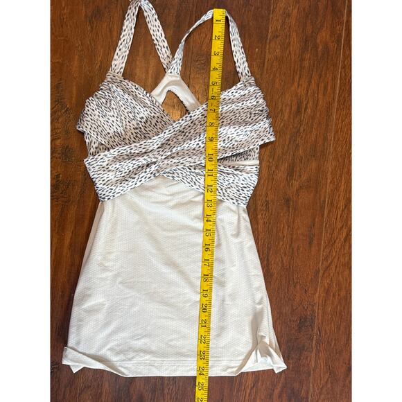 Lululemon 6 Wrap It Up Dottie Dash Racer Back Tank Top Animal Print - Picture 6 of 8